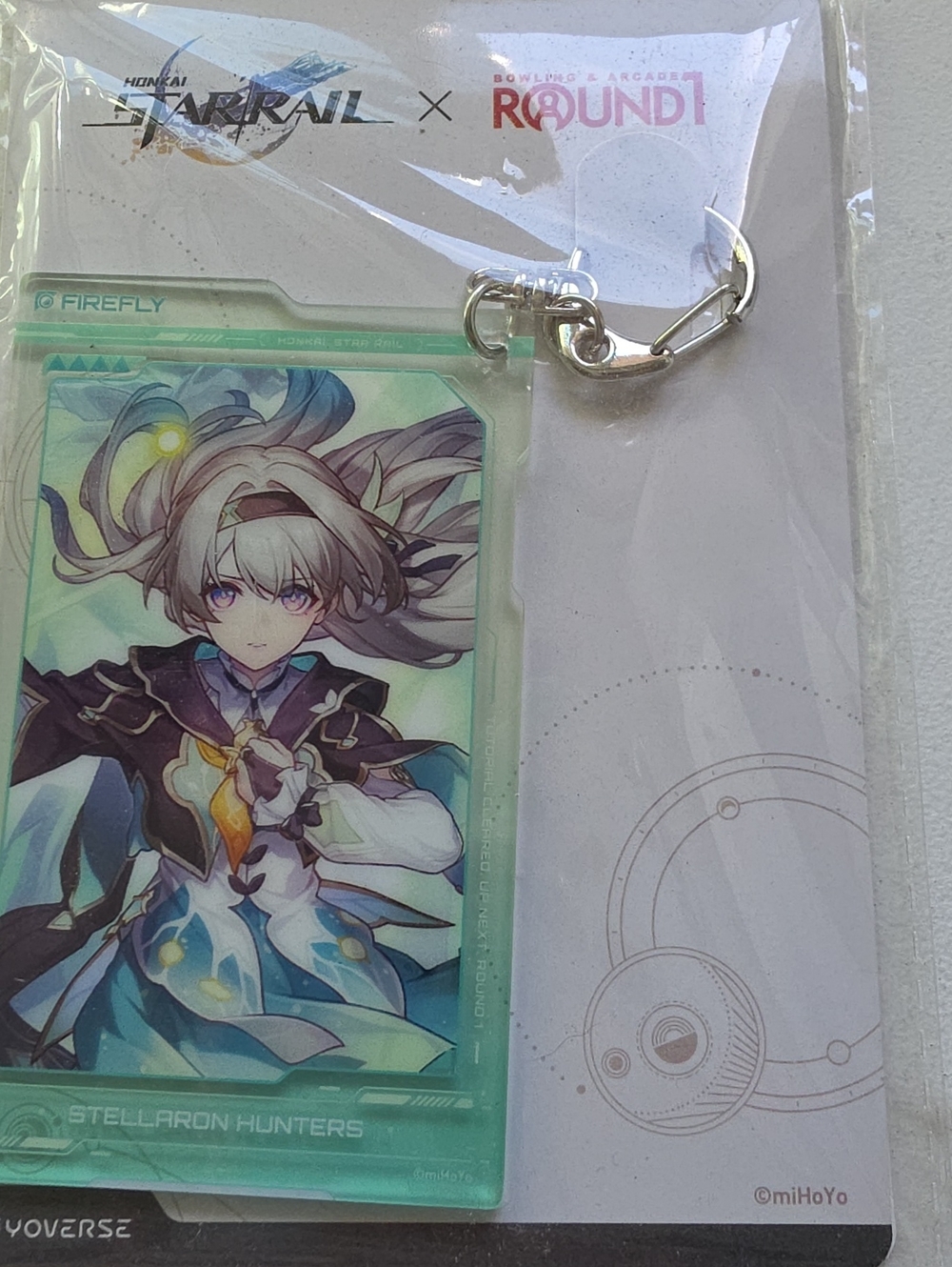 Honkai: Star Rail Stellaron Hunters Keychain - Mint Green Acrylic